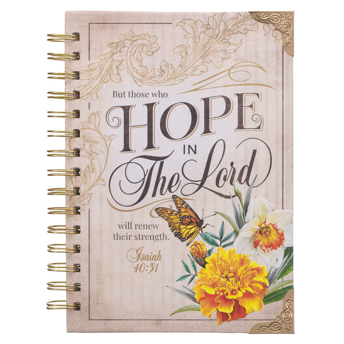 Hope in the LORD Large Wirebound Journal - Isaiah 40:31