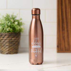 Grateful Bronze Stainless Steel Water Bottle