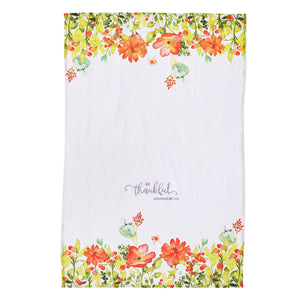 Be Thankful Cotton Tea Towel - Colossians 3:15